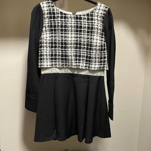Women’s tweed top dress